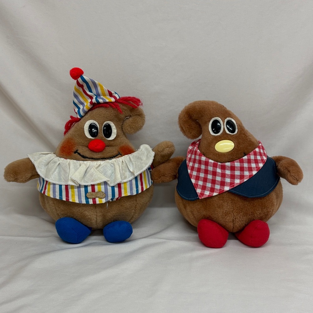 Vintage 1984 Nestle Morsel Festive Plush Pair 10”